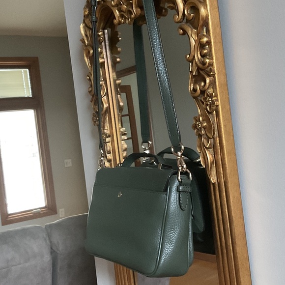 Kate Spade Forrest Green Leather Crossbody Bag - Picture 7 of 13